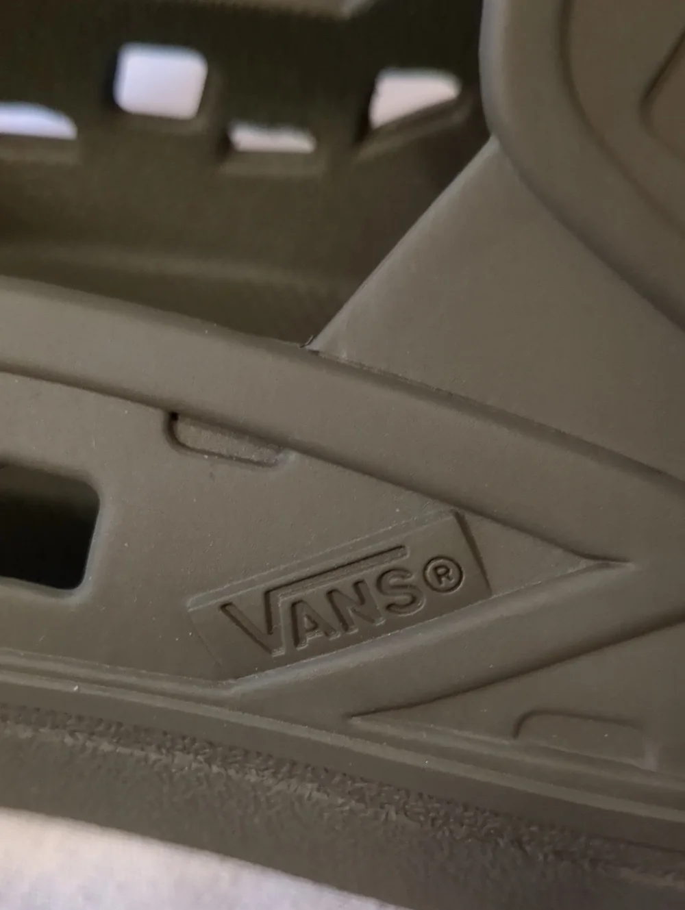 Vans Olive Green Ventilated Slip-On Clog